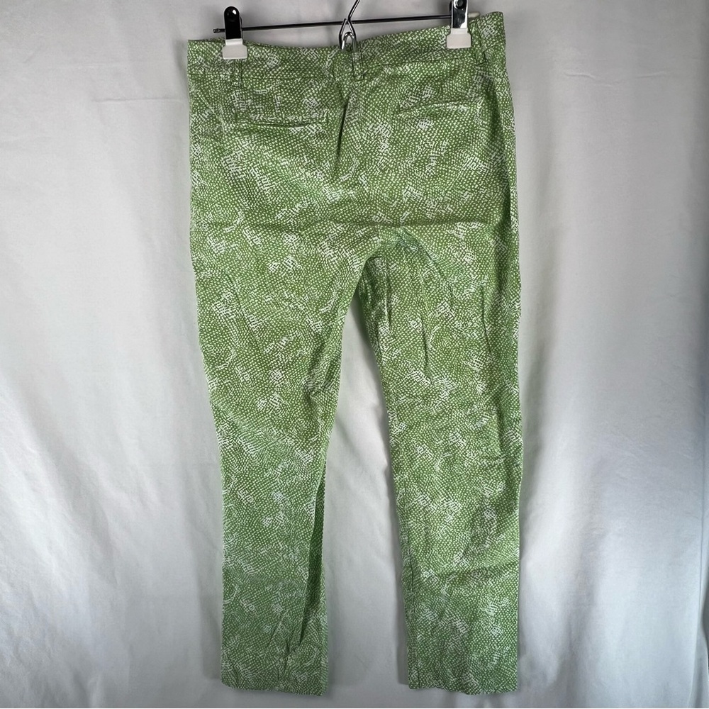 Charter Club Modern - Women’s Pants - Size 6 - Green and White Pattern - Picture 8 of 10
